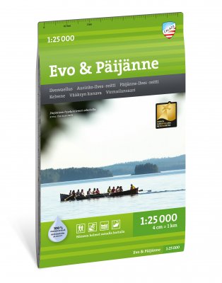 Evo & Päijänne 1:25 000