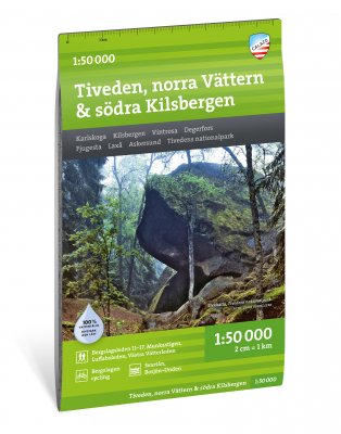 Tiveden, Norra Vättern & södra Kilsbergen 1:50.000