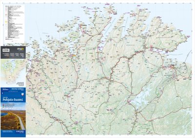 Tiekartta Pohjois-Suomi 1:500 000