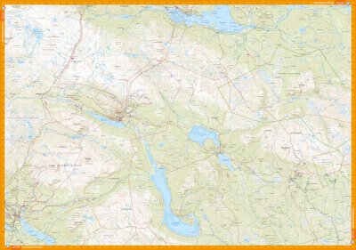 Funäsdalen Ramundberget Messlingen 1:50.000