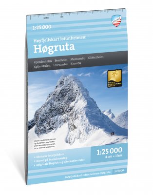 Høyfjellskart Högruta
