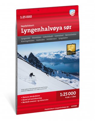 Lyngen lyngsalpene kart