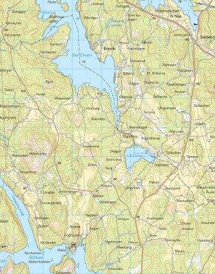 Karlstad & Värmlandsskärgården 1:50.000