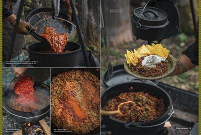 Laga mat i fältugn – Baka, stek, koka och fritera med en dutch oven