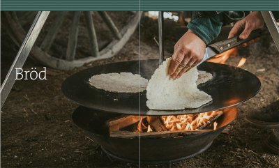 Laga mat på stekhäll