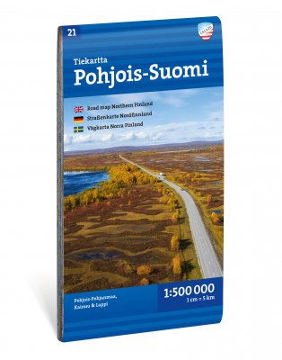 Tiekartta Pohjois-Suomi 1:500 000
